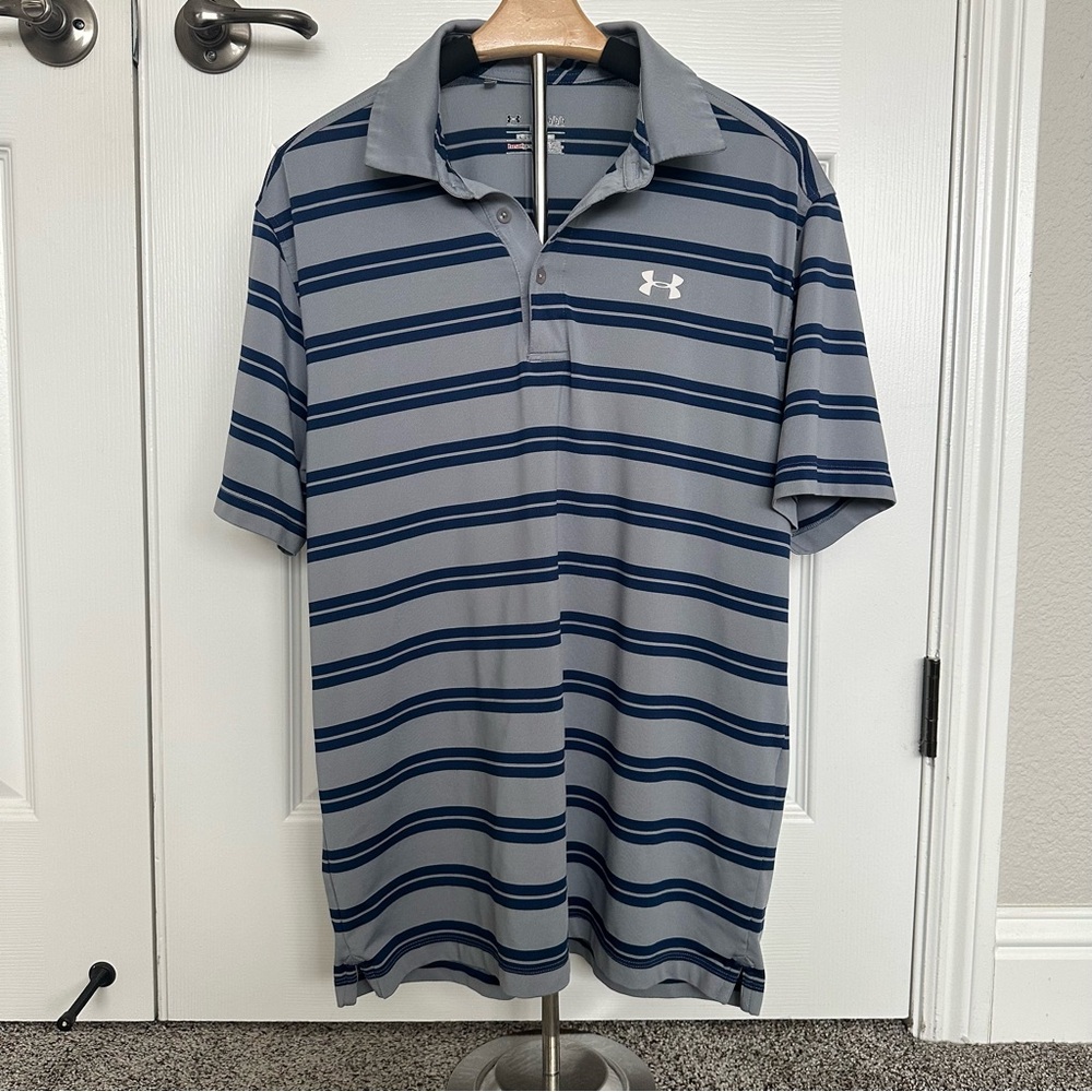 Under Armour Large Heat Gear loose polo shirt
